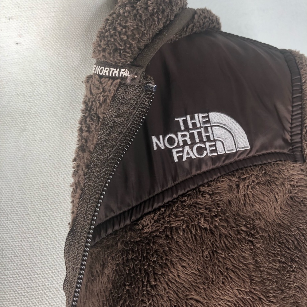 THE North Face Polyester Fleece Brown Jacket - Picture 3 of 10